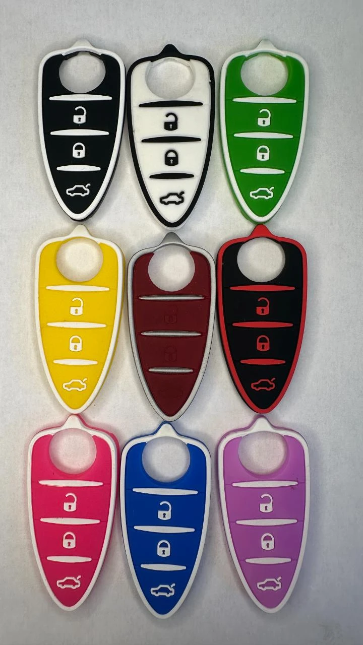 Borracha botões (keypad) de reparação para chave de Alfa Romeo